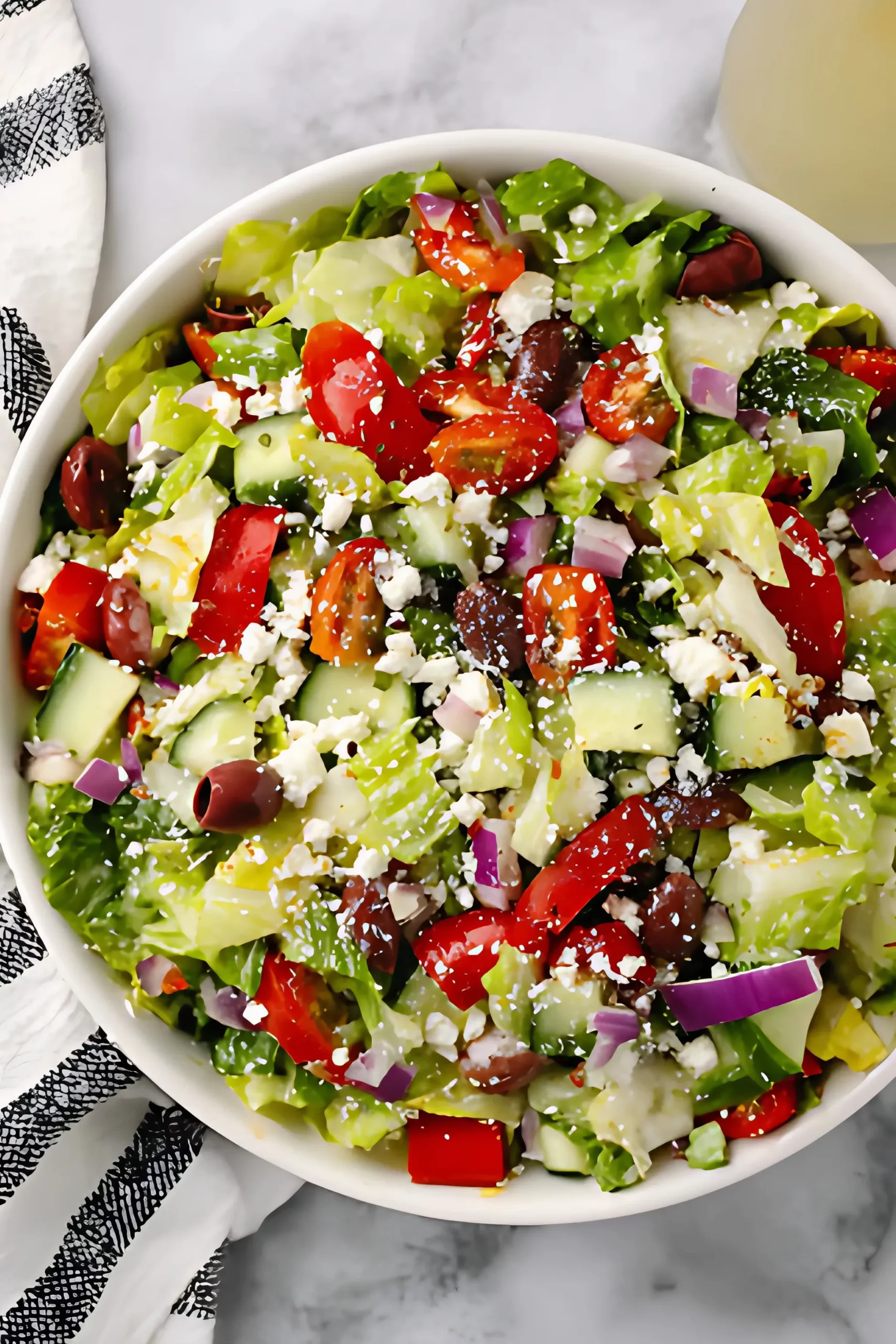 The Easiest Chopped Greek Salad: Fresh Flavors in Every Bite